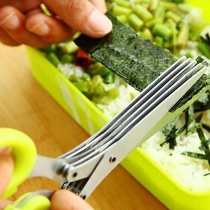 🎁5 Blade Kitchen Salad Scissors