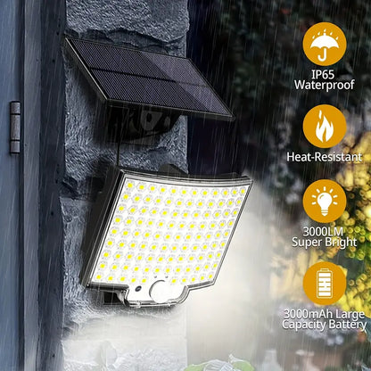 Waterproof solar outdoor light, super flashlight