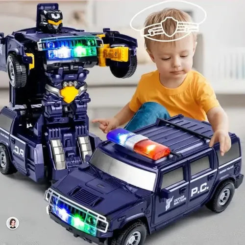 Voiture de police électrique transformable🔥