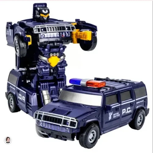 Voiture de police électrique transformable🔥