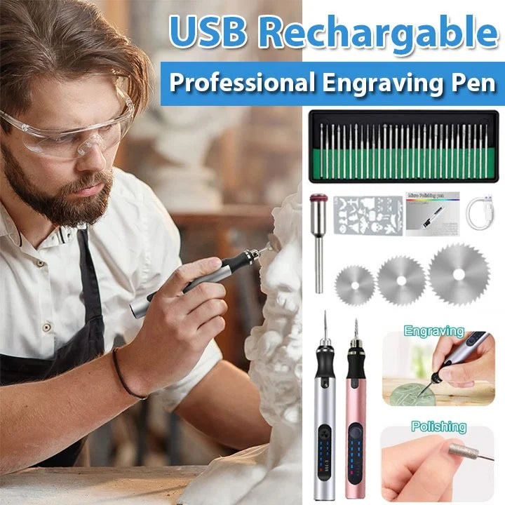 💥Rechargeable mini electric engraving machine set