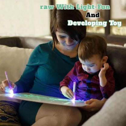 🌟Magic LED Light Drawing Pad - Release the Creativity of Children!☀