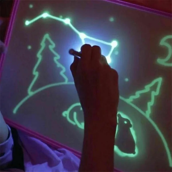 🌟Magic LED Light Drawing Pad - Release the Creativity of Children!☀