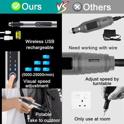 💥Rechargeable mini electric engraving machine set