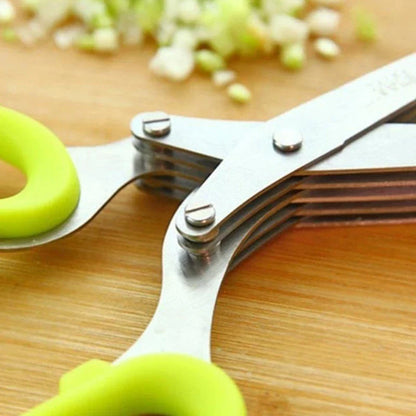 🎁5 Blade Kitchen Salad Scissors