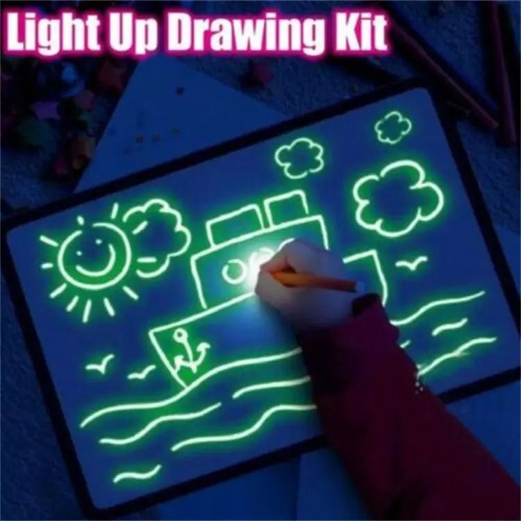 🌟Magic LED Light Drawing Pad - Release the Creativity of Children!☀