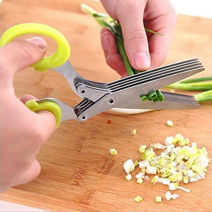 🎁5 Blade Kitchen Salad Scissors