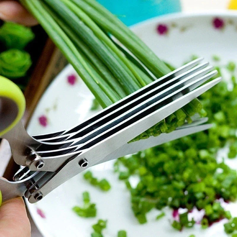 🎁5 Blade Kitchen Salad Scissors