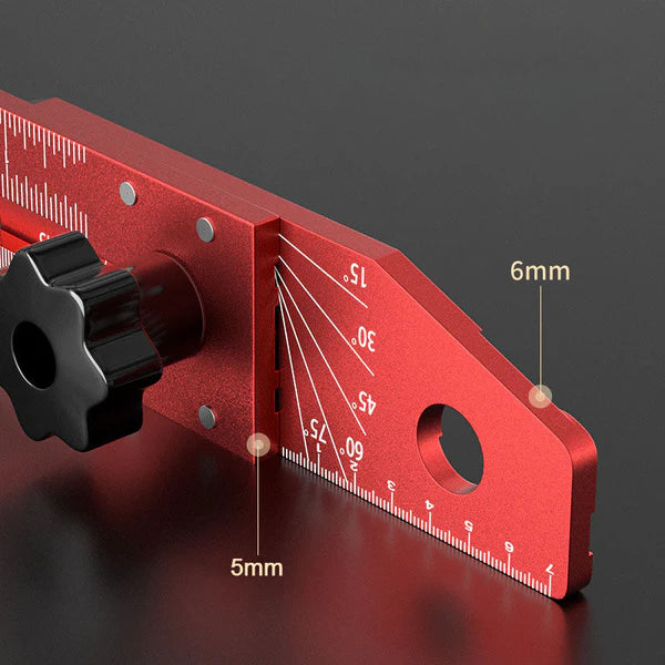 Multi-functional Aluminum Adjustable Scriber Drawing T-Square