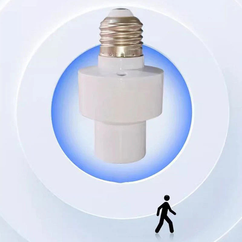 💡E27 Motion Sensor Light Socket - ✨Make regular light bulbs smart too!