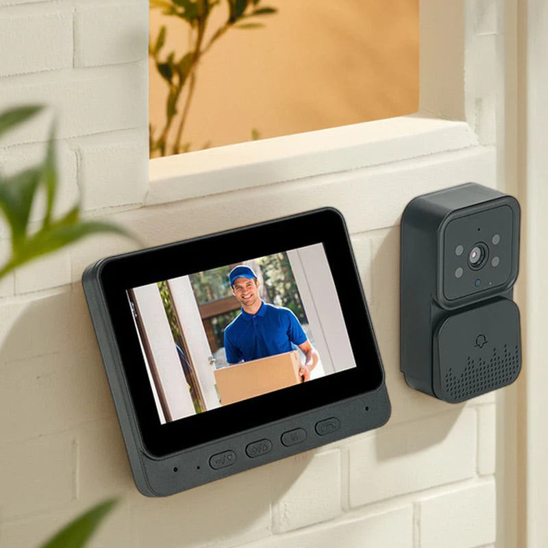 Sonnette vidéo sans fil avec moniteur