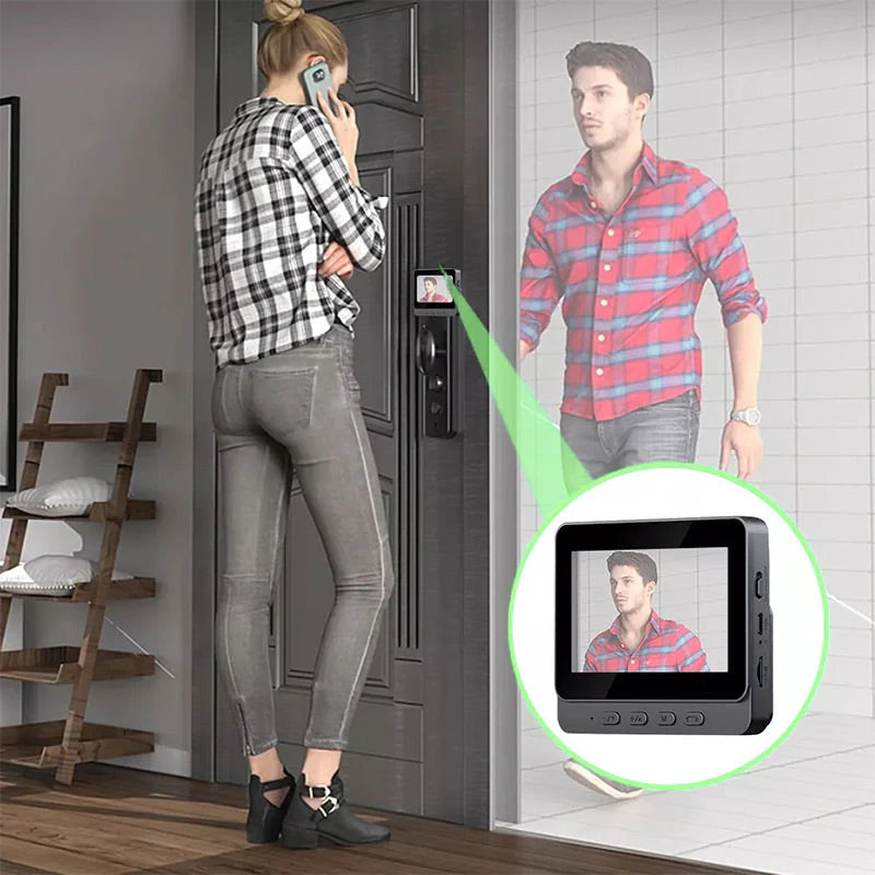 Sonnette vidéo sans fil avec moniteur