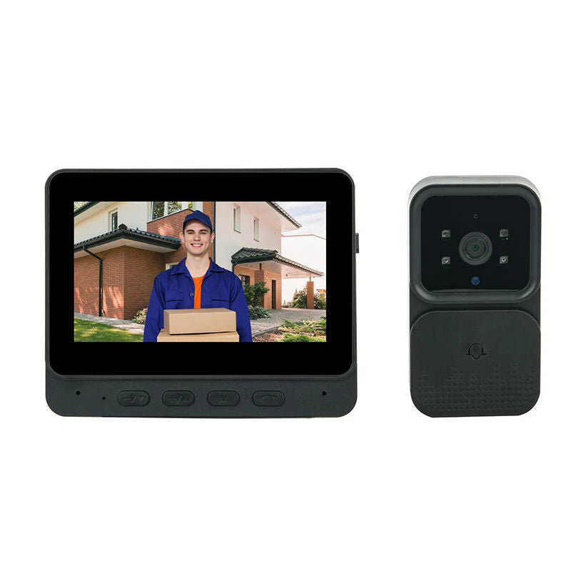 Sonnette vidéo sans fil avec moniteur