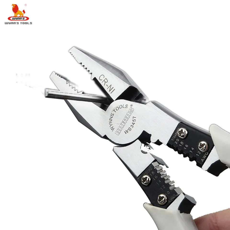 Labor-saving, industrial-grade multi-function wire pliers