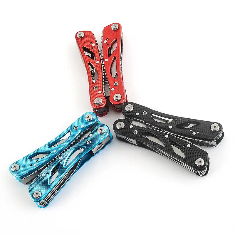 Outdoor camping Multitool Pliers Set with Mini Tools Knife Pliers and 11 Bits - Multi Tool All in One