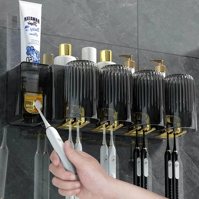 Wall-Mounted Toothbrush Holder